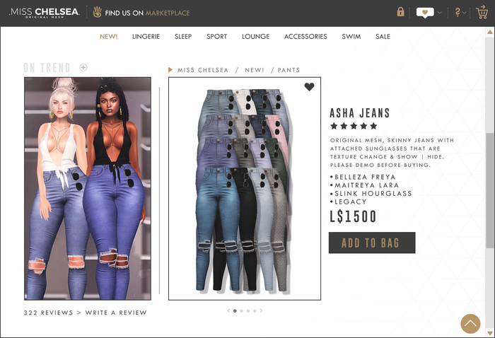 .miss chelsea. Asha Jeans Fatpack