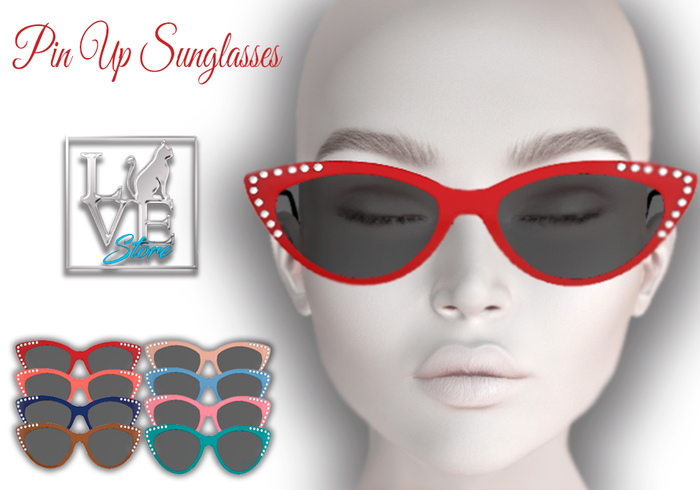 =LCS= Pin Up Mesh Sunglasses - Full Pack