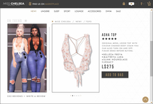 .miss chelsea. Asha Top Boho