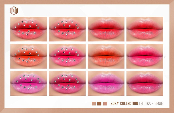 .N X LELUTKA X GENUS PROJECT SORA LIPS (FATPACK)