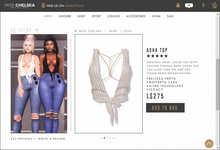 .miss chelsea. Asha Top Linear