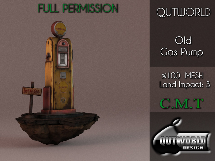 .::QUTWORLD Old Gas Pump::.FP Unpack (ADD)