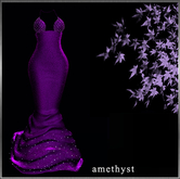 GGVG SHIMMER GOWN AMETHYST