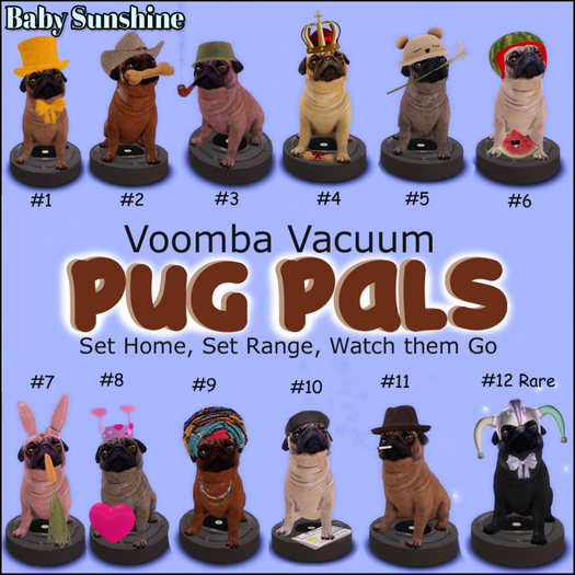 Voomba Vacuum Pug Pal Box #12 RARE