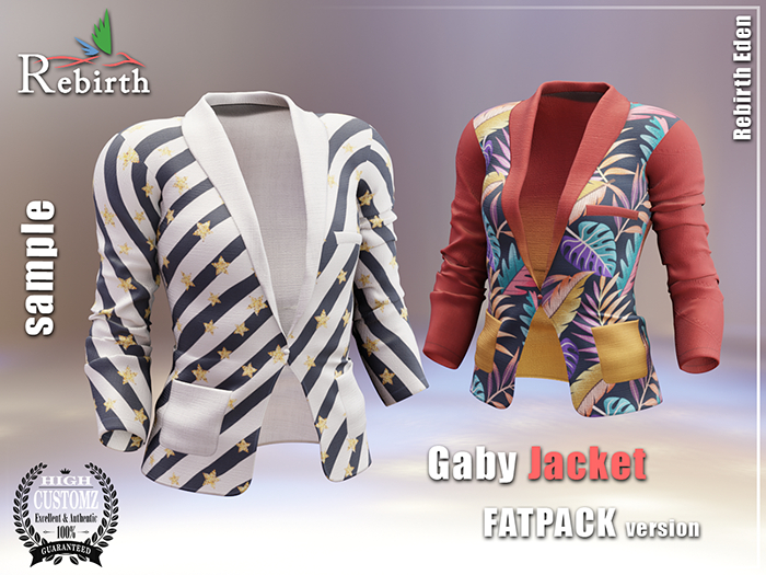 Gaby Jacket for REBIRTH Eden body - FATPACK