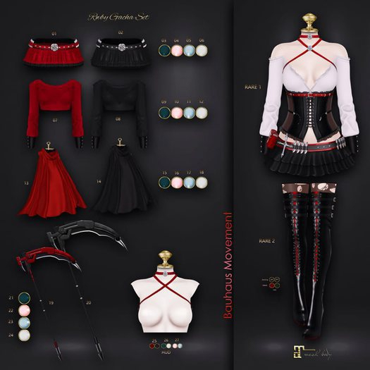 Bauhaus Movement - Rwby Top - Maitreya / COMMON 07