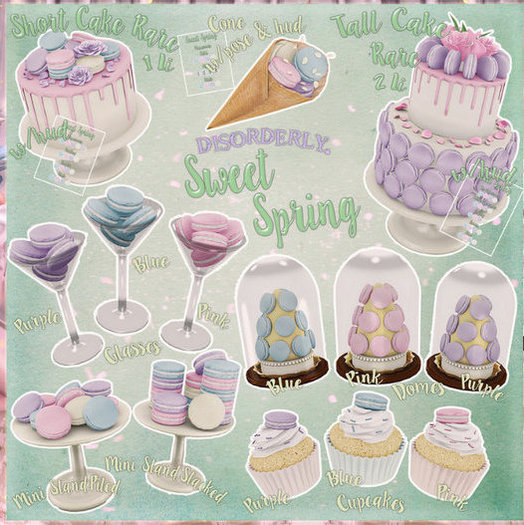 DISORDERLY. / SWEET SPRING / GLASS / BLUE