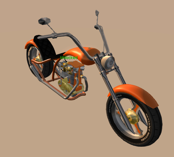 Orange Motorcycle (75% OFF SALE)