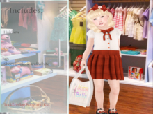 ~Mina Bella~ School Girl Orange Bag