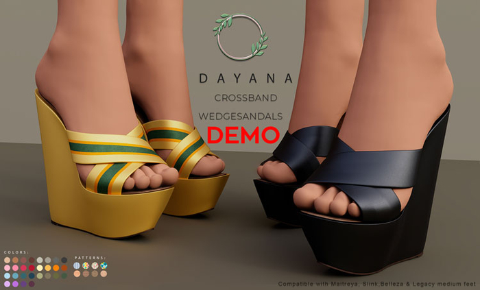 Ohemo - Dayana crossband wedgesandal - DEMO (Add me)