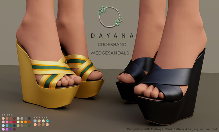 Ohemo - Dayana crossband wedgesandal - FATPACK (Add me)