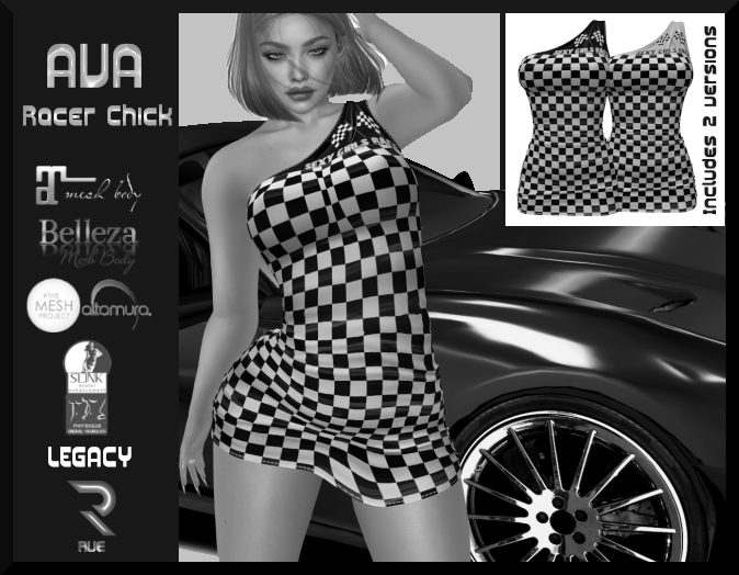 :: RUE :: Ava Racer Dress DEMO