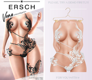 ERSCH - Vena Bodysuit -white-