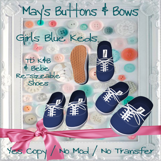 MBB * Keds Blue Sneakers (TDK&B,Bebe)