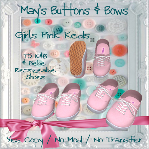 MBB * Keds Pink Sneakers (TDK&B,Bebe)