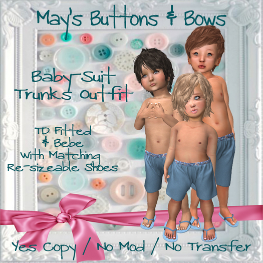 MBB * Baby Suit Trunks Outfit (TDFitted&Bebe)