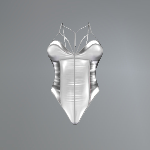 White Latex Slink Teddy box