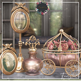 Dahlia - Fairytale - FULL SET - Rose Carriage, Mirror, Frame, Fairy Dust