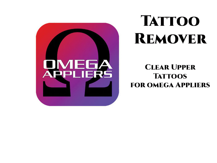 Remove tattoo uper omega applier