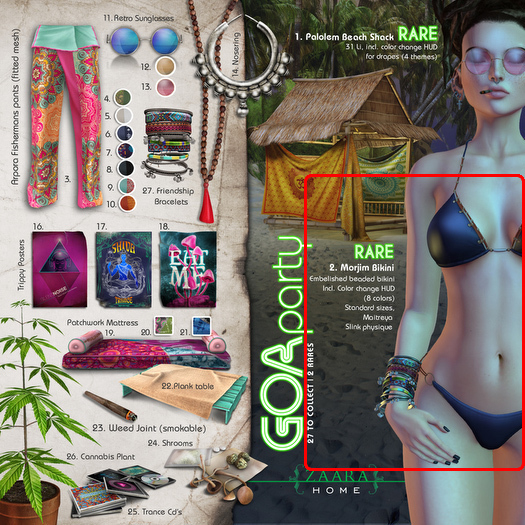 Zaara : Morjim bikini RARE