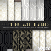 RODEX Geometric Wall Textures Full Perm