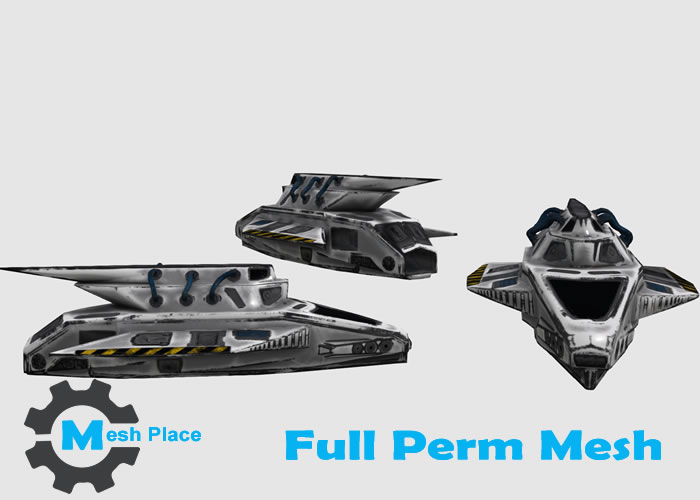 Mesh Place - Sci-fi Spaceship (add to unpack)
