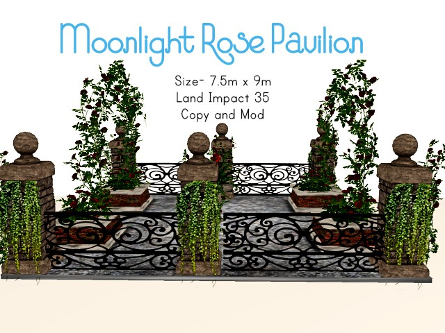 [AE] Garden Store- Moonlight Rose Pavilion