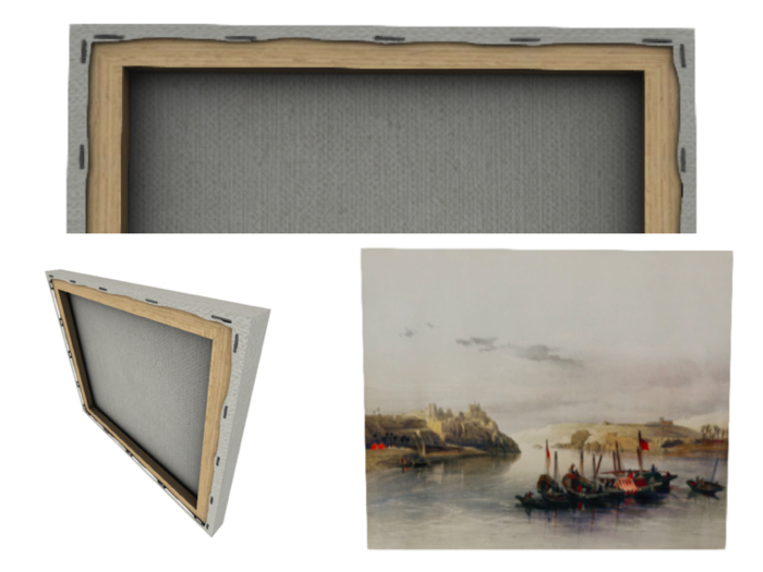 Esouan & the Island of Elephantine on Canvas 1p/1LI (no trans)