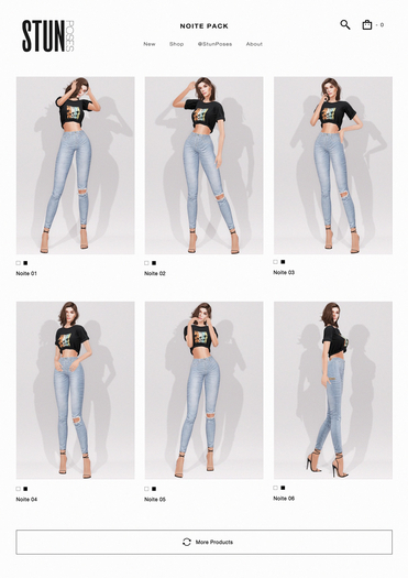 STUN - Pose Pack Collection Bento 'Noite' #132