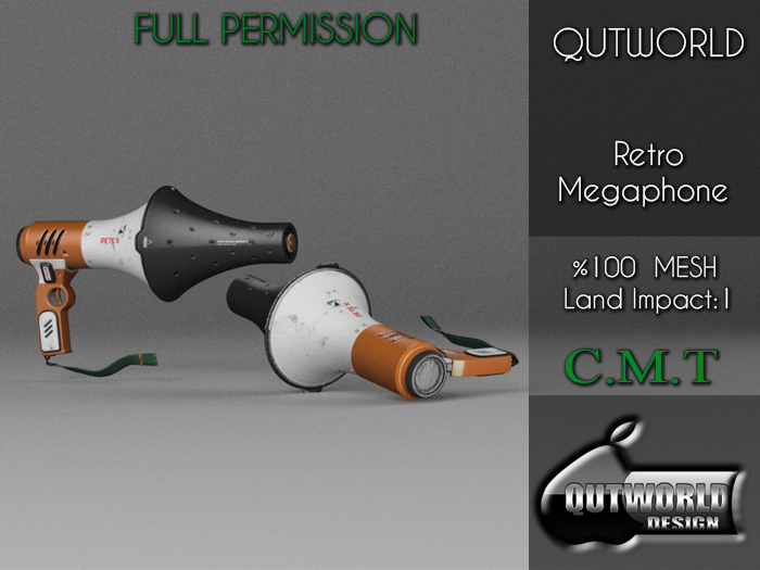 .::QUTWORLD Retro Megaphone::.FP Unpack (ADD)
