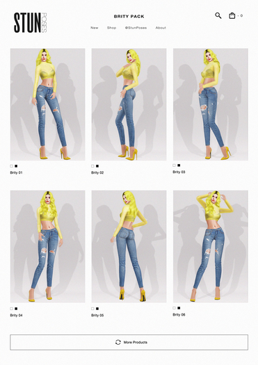 STUN - Pose Pack Collection Bento 'Brity' #140