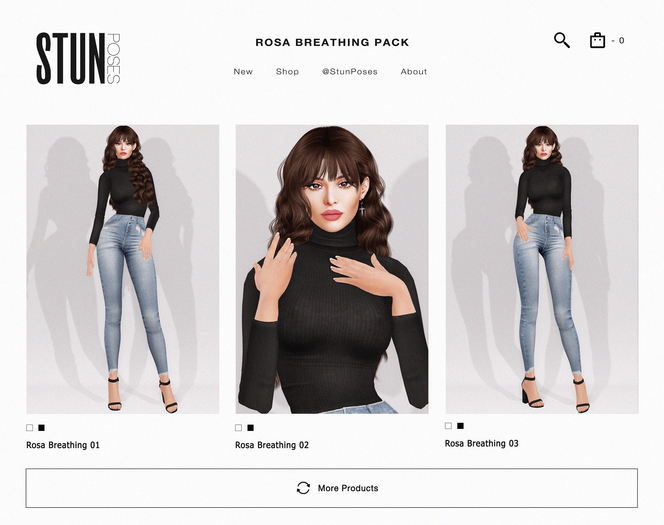 STUN - Anim Pack Collection Bento 'Rosa' #28
