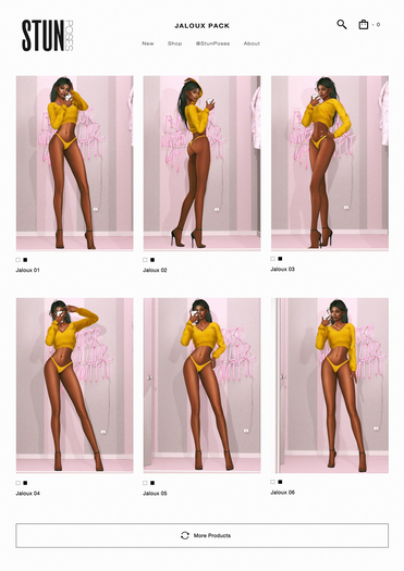 STUN - Pose Pack Collection Bento 'Jaloux' #148