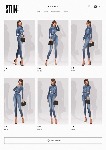 STUN - Pose Pack Collection Bento 'Rie' #151