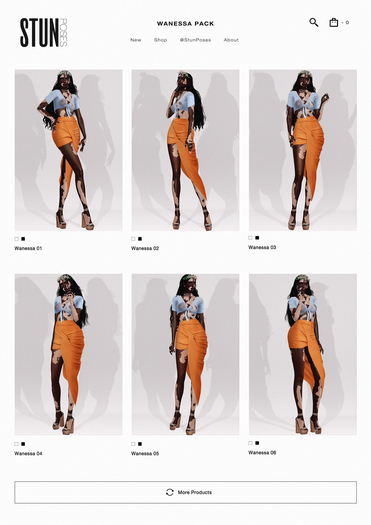STUN - Pose Pack Collection Bento 'Wanessa' #156