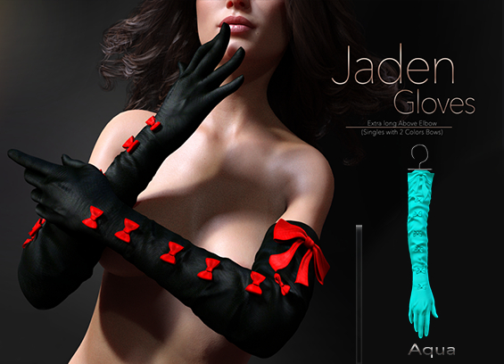 [[ Masoom ]] Jaden Gloves- Aqua-Legacy Original & Perky, Lara Original & Petite, Freya