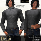 =DeLa*Men= Sweater "Edgar" Gray