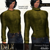 =DeLa*Men= Sweater "Edgar" Khaki