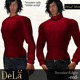 =DeLa*Men= Sweater "Edgar" Red