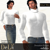 =DeLa*Men= Sweater "Edgar" White
