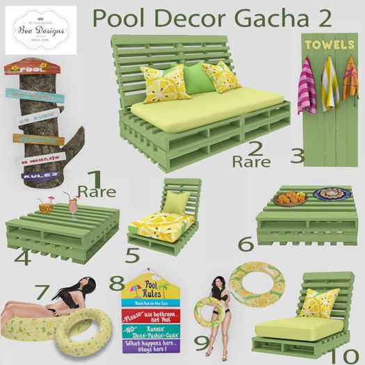 Pool decor gacha 2- 5