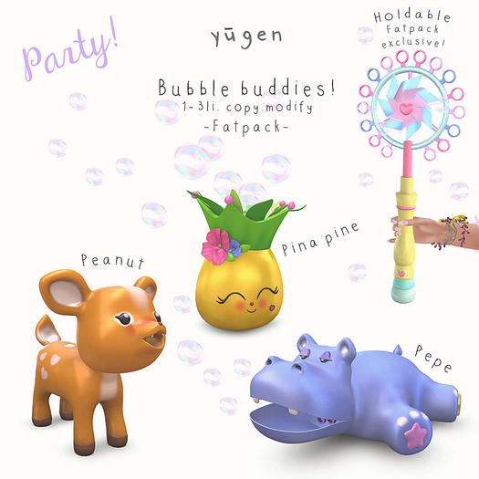 !Yugen.// bubble buddies.// fatpack. - packaged [add me]