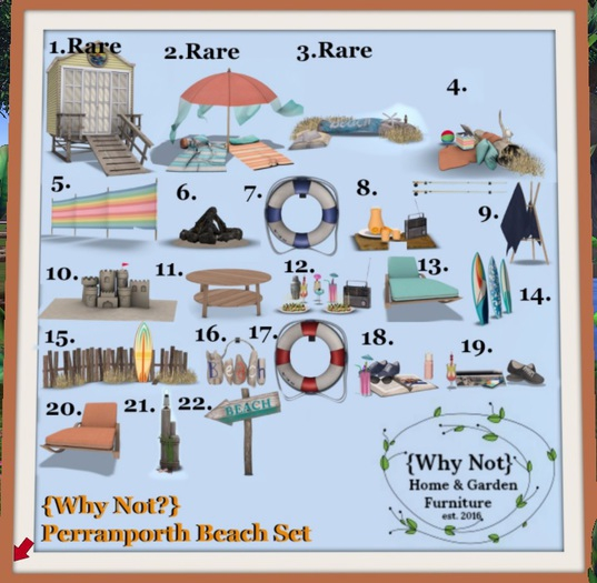 1. {Why Not?} Perranporth Beach Hut RARE