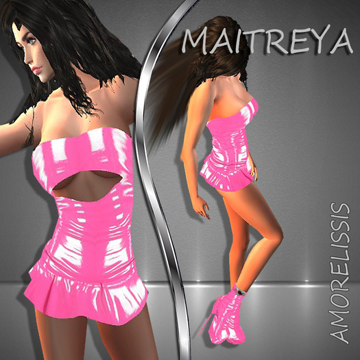 DRESS-LATEX LADY.BOOTS