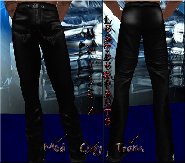 Leatherpants Celtic Print