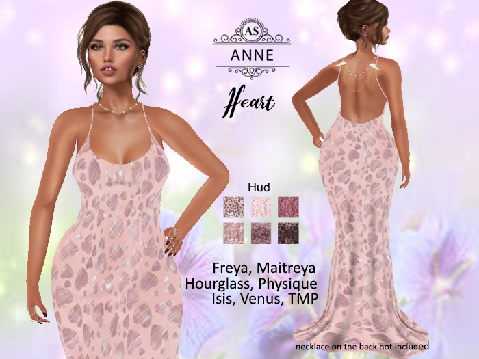 !AS! HEART PINK GOWN