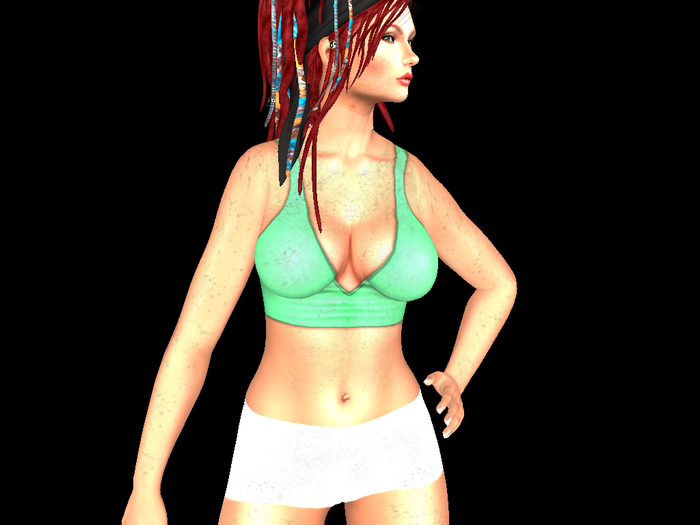 *Ellette* Green Top