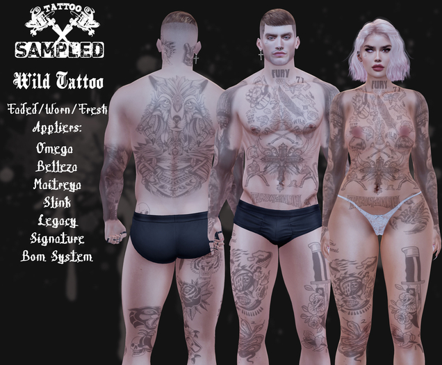 Sampled - Wild Tattoo (Unisex)