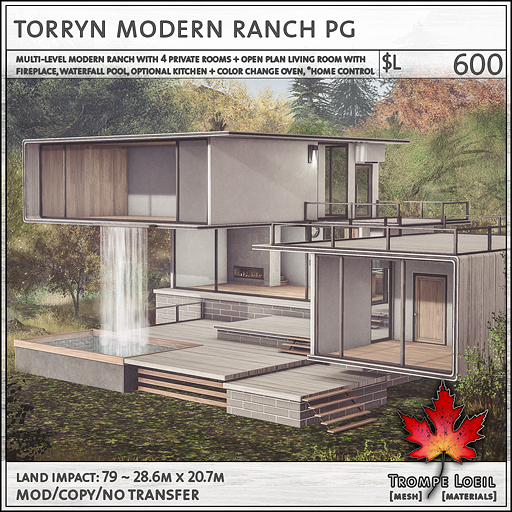 Trompe Loeil - Torryn Modern Ranch PG [mesh]