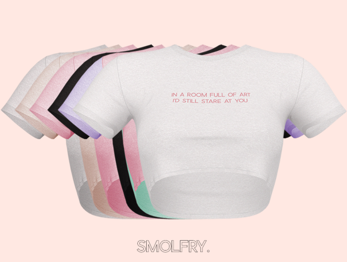 Smolfry. // Leia Crop Tee Pack 3 [Add Me]
